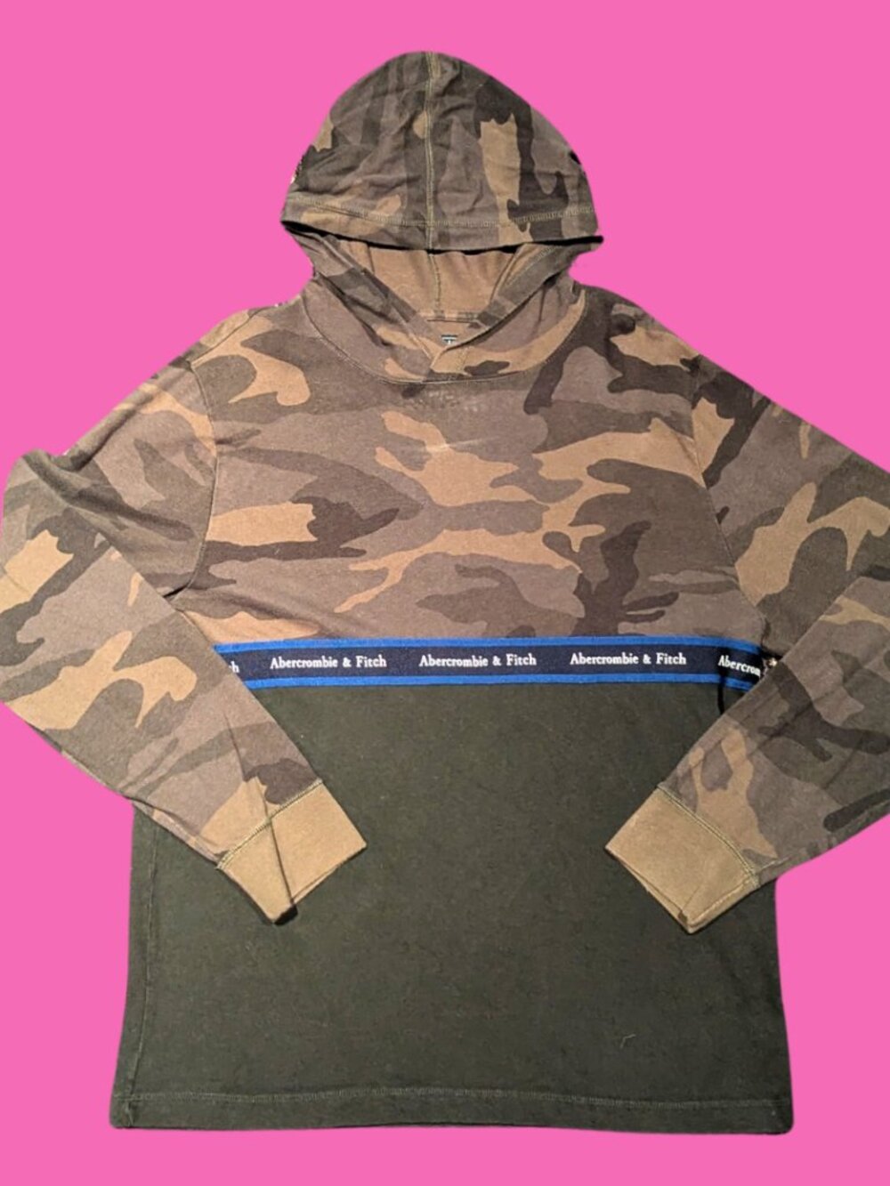 Abercrombie & Fitch Camouflage Hoodie Size L